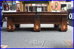 9' Antique 1928 Brunswick Pool Table The Medalist