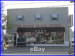 9' BRUNSWICK ANNIVERSARY ANTIQUE THE GAME ROOM STORE, NEW JERSEY DEALER