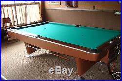 9' BRUNSWICK GOLD CROWN 2 POOL TABLE FROM DEALER THE GAME ROOM STORE NJ