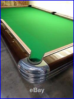 9' Brunswick Centennial pool table Restored -Excellent Condition