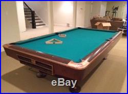 9' Brunswick Gold Crown 4 Pool table with Professional delivery and installation