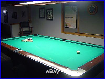 9' Brunswick Gold Crown IV pool table