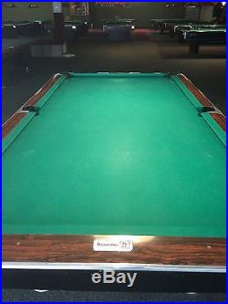 9' Brunswick Gold Crown pool table