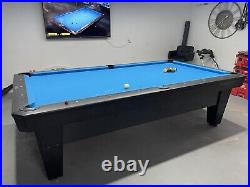 9' Diamond Blue Label Pool Table With Light