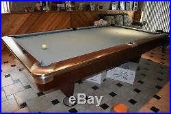 9 Foot Brunswick Billiard Professional Gold Crown 4 Pocket Pool Table