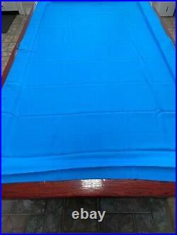 9 Simonis 860 TOURNAMENT BLUE Pool Table Felt Cloth With Pre Cut Rails