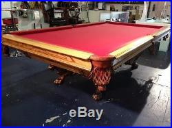 9' Victorian Goldenwest Pool Table / Billiard Table