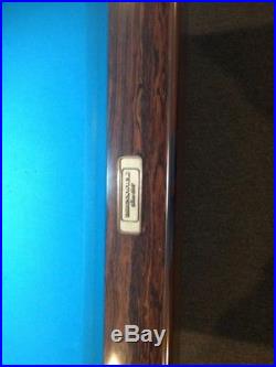 9 foot Brunswick Gold Crown 3 pool table with balls, rack, and two bar cues
