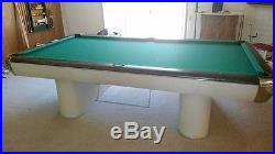9 foot Pool Table White Global Centennial Commercial Grade Luxury Edition