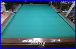 9 foot pool billiard table