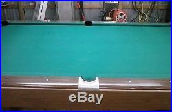 9 foot pool billiard table