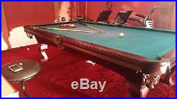 9 ft, Olhausen Eclipse Pool Table, Cherry Wood Finish