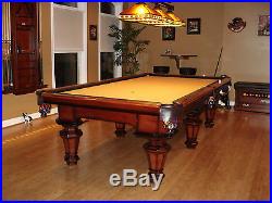 9 ft. Peter Vitalie Pool Table, Le Mieux, withAccessory Kit, Billiard Light, & MORE