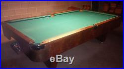 9' professional size, custom hand made pool table + extras