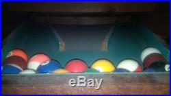 9' professional size, custom hand made pool table + extras