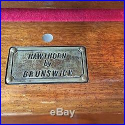 9ft Brunswick Hawthorn Pool Table