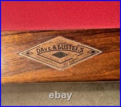 AE Schmidt Pool Table Made Exclusively for Dave & Busters Mahogany Rare