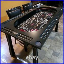AMERICAN HERITAGE 3-in-1 Table. Dining Card Game Surface Craps table