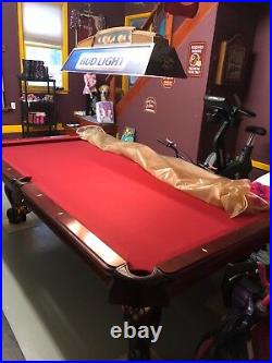 AMF Pool Table with Profession Felt and Pockets. Great condition