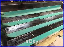 Antique Brunswick 9' Pool Table Rails And Slates