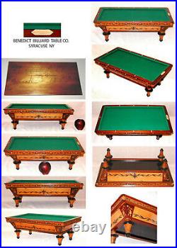 ANTIQUE SALESMAN SAMPLE billiard table & / or 1890s billiard tournament trophy