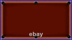 Accuplay 20 Oz Pre Cut Pool Table Felt Choose for 7, 8 or 9 Foot Table. Englis