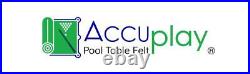 Accuplay 20 oz Pre Cut Pool Table Felt Billiard Cloth Navy for 8' Table
