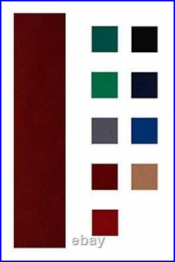 Accuplay 20 oz Pre Cut Pool Table Felt Choose for For 8 foot table Burgundy