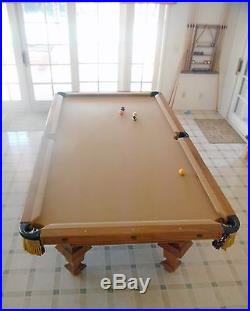 Adler Billiards pool table Brunswick Brilliant Novelty style/reproduction