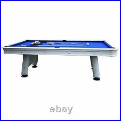 Alpine 8-ft Outdoor Pool Table with Aluminum Rails, White