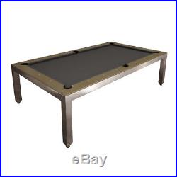 Aluminum Powder Coated Fusion Table Wood Top & Benches
