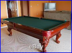 American Heirloom Captiva 8 ft Pool Table-Retail $5,995-Excellent Condition