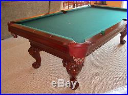 American Heirloom Captiva 8 ft Pool Table-Retail $5,995-Excellent Condition