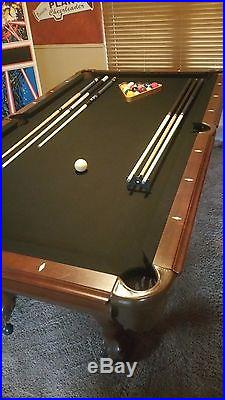 American Heritage Artero Pool Table, Balls, Rack, Cues, Cover