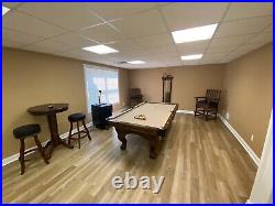 American Heritage Pool Table/Bar and Pub Table and King Chairs Package