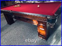 American Heritage Pool Table Slate Regulation 8ft Pool table \wall unit etc