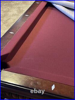 American Heritage Pool Table with accessories