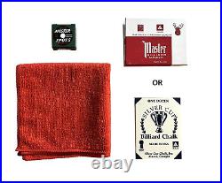 Andy's 600 Cloth 8' Set Burgundy Pool Table Cloth Value added items