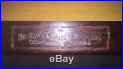 Antique 1908 Brunswick Balke Collender 9ft Table Reduced price $1,500 or B/O