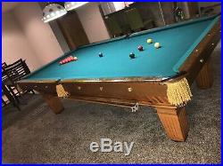 Antique Billiards Snooker Pool Table Brunswick Wellington