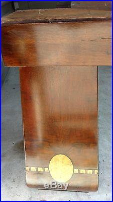 Antique Brunswick-Balke-Collender 5'x10' 6-Legged Pool Table (1.5-inch Slate)