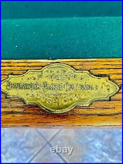 Antique Brunswick Balke-Collender 9' Pride of Cleveland Pool Table