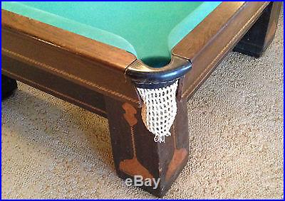 Antique Brunswick Balke Collender Billiards Pool Snooker Table