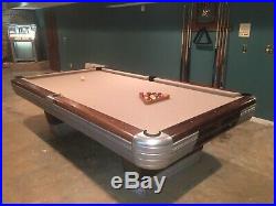 Antique Brunswick Balke Collender Centennial 9 Pool Table Billiard Professional