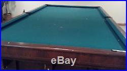 Antique Brunswick-Balke-Collender Kling 10' Pool Table