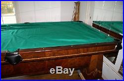 Antique Brunswick Balke Collender Paragon Pool Table