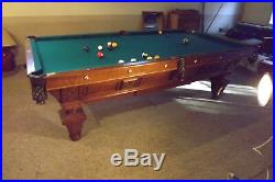 Antique Brunswick Billiards'MANHATTAN' Pool Table 9