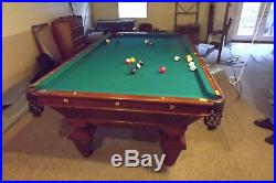 Antique Brunswick Billiards'MANHATTAN' Pool Table 9