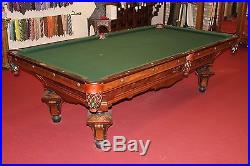 Antique Brunswick Pool/Billiards Table