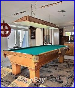 Antique Brunswick Pool Room 1906 Wellington Table